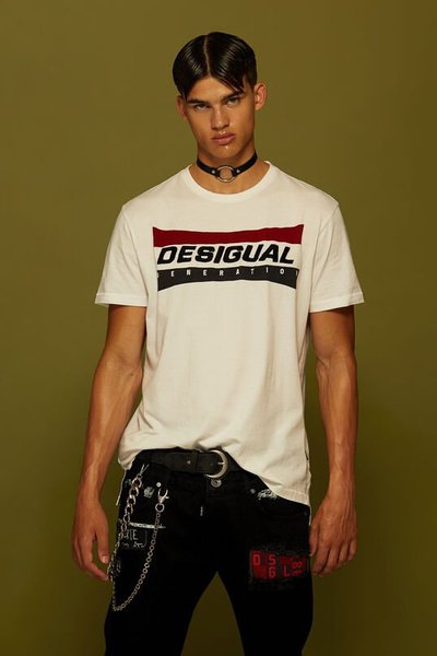 Desigual - T-Shirts & Vests - for MEN online on Kate&You - 19WMTK361000 K&Y2127