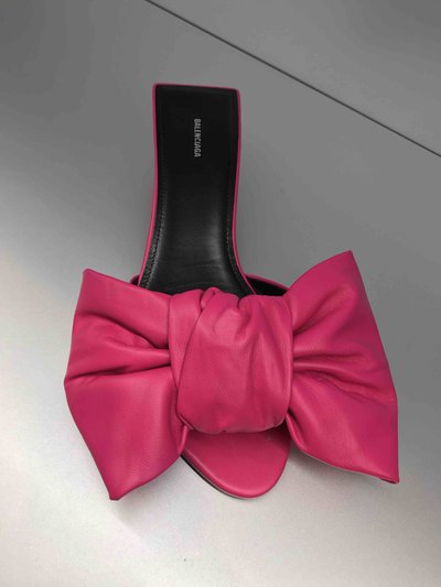 Balenciaga - Mules - Mule square knife bow for WOMEN online on Kate&You - 579291WAWN05507 K&Y1537