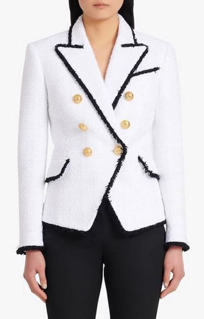 Приталенные куртки - Balmain для ЖЕНЩИН онлайн на Kate&You - XF0RP045JB000PA - K&Y16076