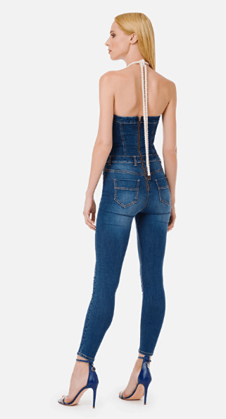 Elisabetta Franchi - Pantalons Skinny pour FEMME online sur Kate&You - TJ12S01E2 K&Y7113