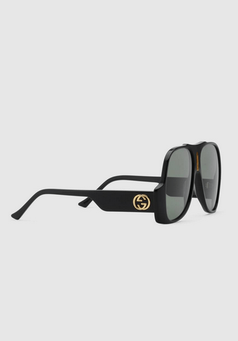 Gucci - Lunettes de soleil pour HOMME Lunettes de soleil aviateur online sur Kate&You - 632688 J0740 1033 K&Y8391