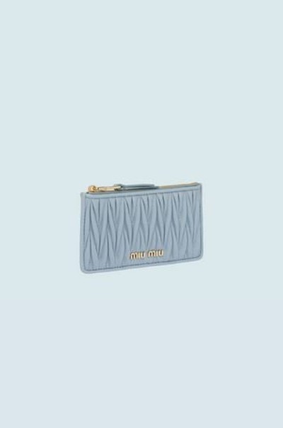 Miu Miu - Portefeuilles & Pochettes pour FEMME online sur Kate&You - 5MB006_N88_F0012 K&Y13237