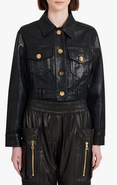 Balmain - Cropped Jackets - for WOMEN online on Kate&You - XF0TC045DC040PA K&Y16096