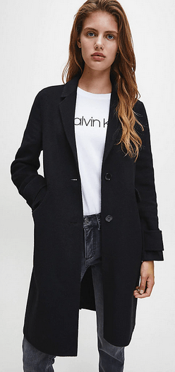 Calvin Klein - Manteaux Droits pour FEMME online sur Kate&You - K20K202323 K&Y9421