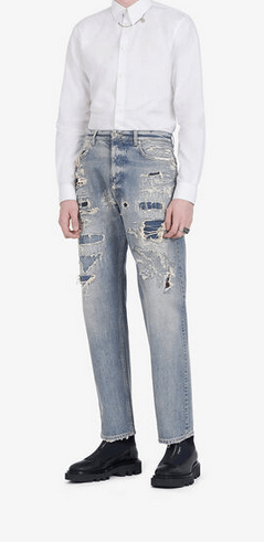 Givenchy - Jeans gamba ampia per UOMO online su Kate&You - BM50M650JD-452 K&Y9008