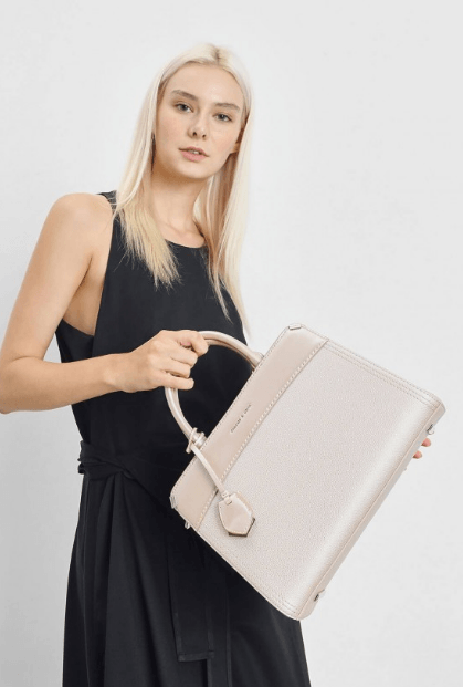 Charles&Keith - Shoulder Bags - for WOMEN online on Kate&You - CK2-50780812_PEARL K&Y6899