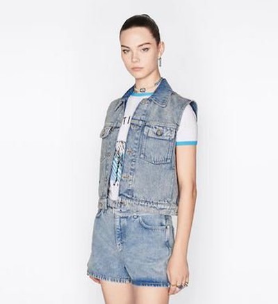 Dior - T-shirts pour FEMME online sur Kate&You - 223T18A4499_X5804 K&Y15778
