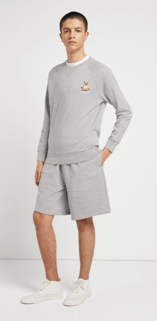 Maison Kitsuné - Felpe per UOMO online su Kate&You - EU00356KM0002-GRM K&Y8001