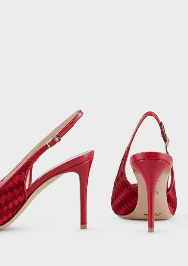 Giorgio Armani - Escarpins pour FEMME Escarpins slingback en satin tressé online sur Kate&You - X1E837XM4091C962 K&Y8354