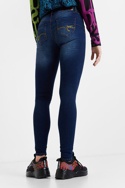 Desigual - Jeans Skinny pour FEMME online sur Kate&You - 18SWDD615161 K&Y2123
