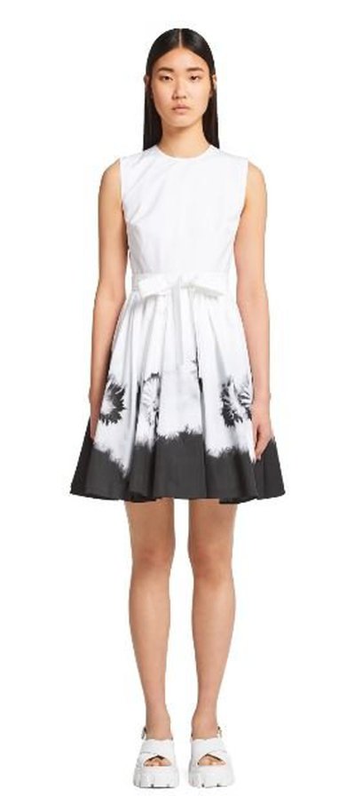 Prada - Short dresses - Popeline imprimée for WOMEN online on Kate&You - P3E43_1Y1Q_F0964_S_211  K&Y11183