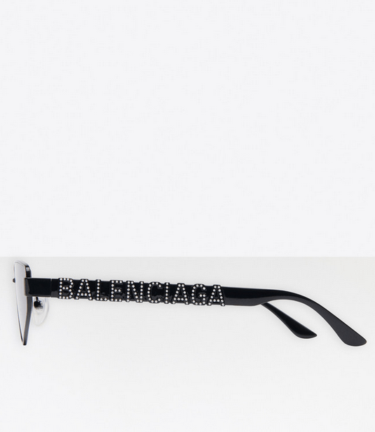 Balenciaga - Sunglasses - Typo Rectangle for WOMEN online on Kate&You - 628248T00181144 K&Y8702