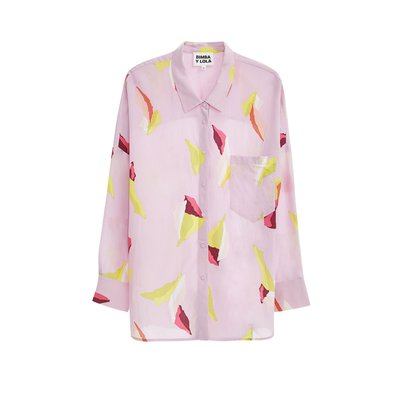 Bimba Y Lola - Chemises pour FEMME online sur Kate&You - oversize volcano rose shirt K&Y812