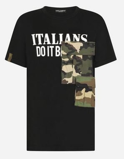 Dolce & Gabbana - T-Shirts & Débardeurs pour HOMME online sur Kate&You - G8NZ3TG7BTAS9000 K&Y15667