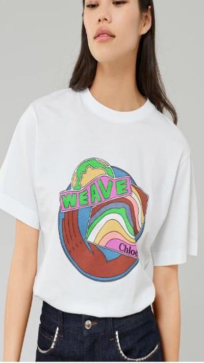Chloé - T-shirts pour FEMME T-SHIRT DROIT online sur Kate&You - T-SHIRT DROIT K&Y11176