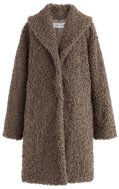 Chicwish - Manteaux Croisés & Duffle-Coat pour FEMME online sur Kate&You - T190905001 K&Y7486