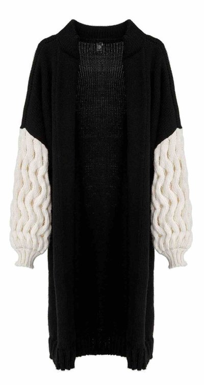 LOOM Weaving - Manteaux Droits pour FEMME Cardigan online sur Kate&You - 12 K&Y4357