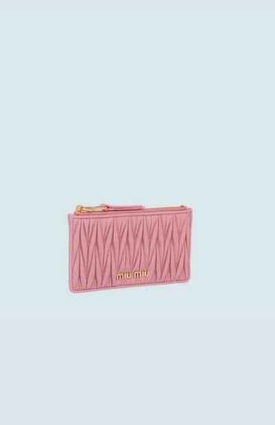 Miu Miu - Portefeuilles & Pochettes pour FEMME online sur Kate&You - 5MB006_N88_F0028 K&Y13238