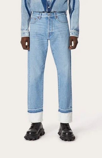 Valentino Garavani - Jeans Larges pour HOMME online sur Kate&You - XV3DE02W832H80 K&Y14776