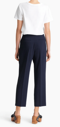 Chloé - Straight Trousers - Pantalon court en crêpe signature for WOMEN online on Kate&You - CHS20SPA100124C3 K&Y8343