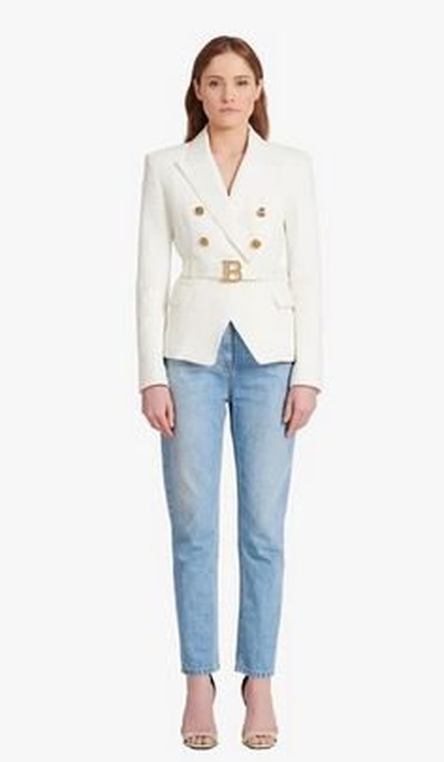 Balmain - Fitted Jackets - for WOMEN online on Kate&You - XF1SG050DB540FA K&Y14337