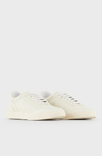 Giorgio Armani - Baskets pour FEMME Sneakers en cuir avec logo estampé online sur Kate&You - X1X026XF463100137 K&Y8350