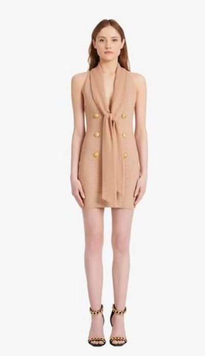 Balmain - Short dresses - for WOMEN online on Kate&You - XF0R3015KB800AP K&Y16595