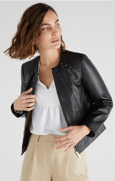 Cortefiel - Leather Jackets - for WOMEN online on Kate&You - 7057377 K&Y7223