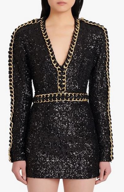 Balmain - Robes Courtes pour FEMME online sur Kate&You - XF0R8140PB11EAD K&Y16078