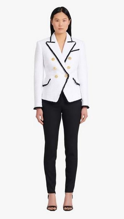 Приталенные куртки - Balmain для ЖЕНЩИН онлайн на Kate&You - XF0RP045JB000PA - K&Y16076