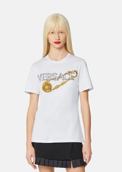 Versace - T-shirts pour FEMME online sur Kate&You - 1001518-1A01124_1W010 K&Y11819