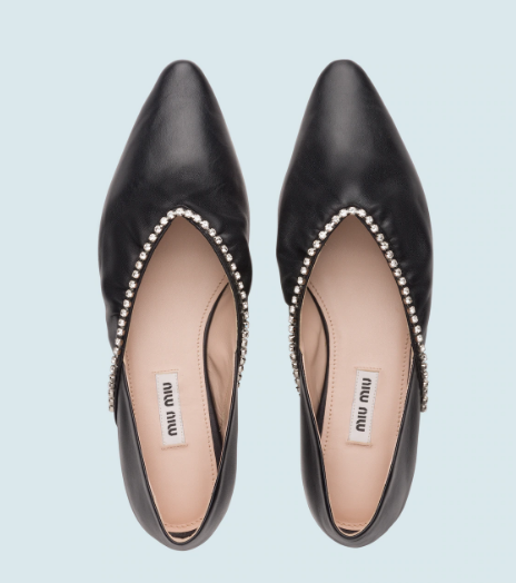 Miu Miu - Ballerina Shoes - for WOMEN online on Kate&You - 5F920C_038_F0009_F_005 K&Y10107