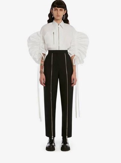 Alexander McQueen - Pantaloni a vita alta per DONNA online su Kate&You - 700110QJACX1000 K&Y16024