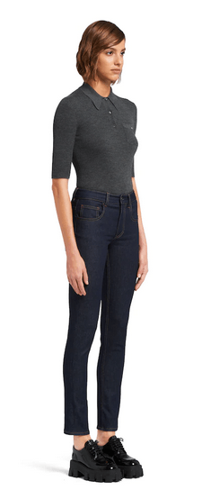 Prada - Cropped Jeans - for WOMEN online on Kate&You - GFP458_1X0V_F0008_S_202 K&Y9537