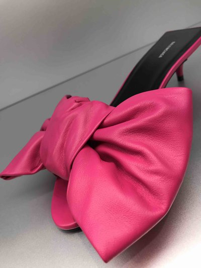 Balenciaga - Mules - Mule square knife bow for WOMEN online on Kate&You - 579291WAWN05507 K&Y1537