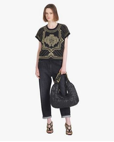 Balmain - T-shirts - for WOMEN online on Kate&You - XF1EE030PB03EAD K&Y16106