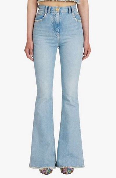 Balmain - Jeans Bootcut pour FEMME online sur Kate&You - XF1MJ025DB536FC K&Y16597