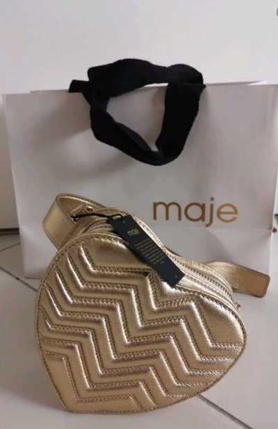 Миниатюрные сумки - Maje для ЖЕНЩИН онлайн на Kate&You - Maje Paris 1 gold - K&Y1749