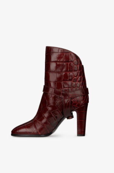 Givenchy - Boots - BOTTINES EDEN EN CUIR FAÇON CROCODILE for WOMEN online on Kate&You - BE601SE0LG-604 K&Y8614
