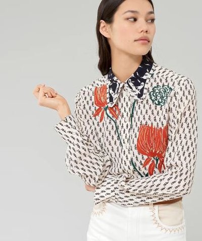 Chloé - Shirts - CHEMISE COL PAPILLON for WOMEN online on Kate&You - CHC21AHT6030024T K&Y11173
