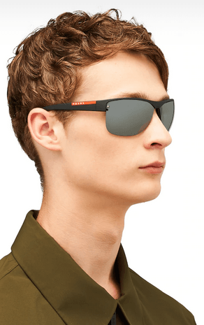 Prada - Sunglasses - Lunettes de soleil Linea Rossa for MEN online on Kate&You - SPS17U_EDG0_F05L0_C_068 K&Y8411