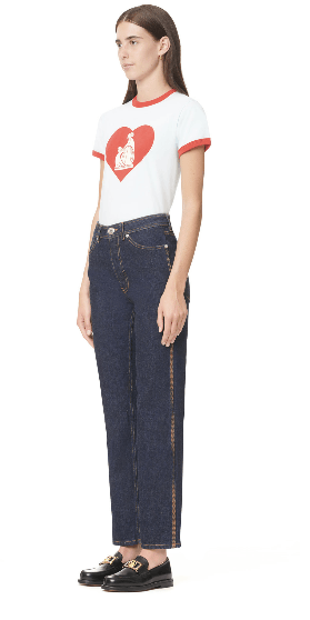 Lanvin - Jeans Crop pour FEMME online sur Kate&You - RW-TR537D-DZ07-H2029 K&Y10148