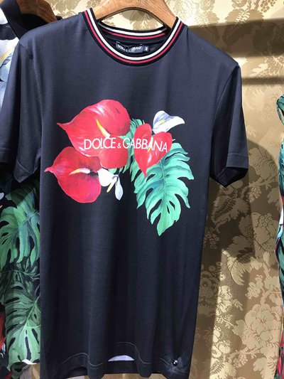 Dolce & Gabbana T-Shirts & Vests imprimé Anthurium Kate&You-ID1732