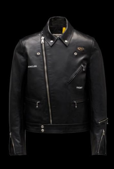 Moncler Leather Jackets Dwayne cyclone Kate&You-ID11291
