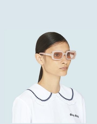 Miu Miu - Lunettes de soleil pour FEMME online sur Kate&You - SMU09X_E05U_F04Q0_C_047 K&Y13248