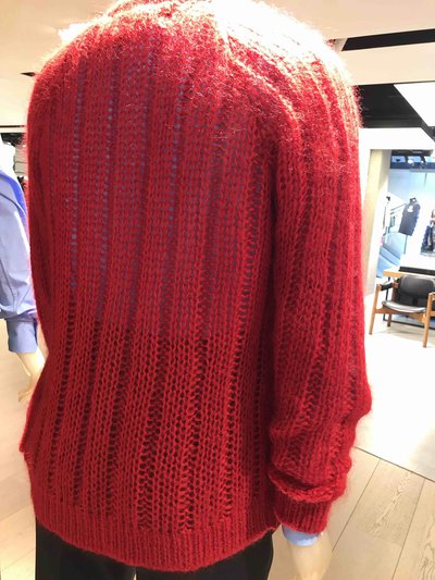 Prada - Cardigans pour HOMME Cardigan en laine et mohair online sur Kate&You - UMC126_1UZ0_F0011_S_192 K&Y1597
