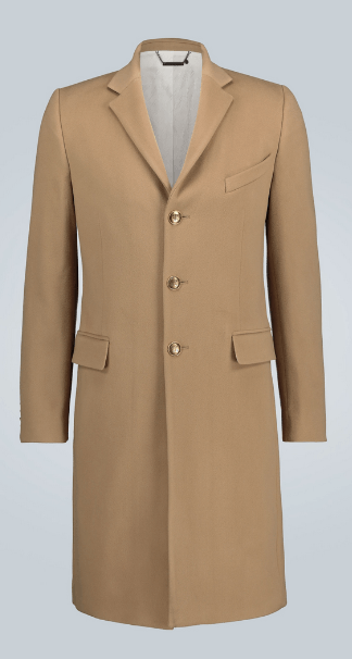 Givenchy Single-Breasted Coats Manteau en laine et cachemire Kate&You-ID8400