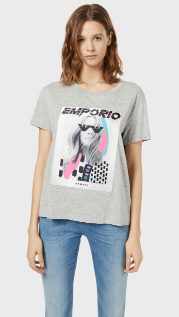 Emporio Armani - T-shirts pour FEMME online sur Kate&You - 3H2T7M2J53Z10616 K&Y8223