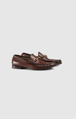 Gucci - Loafers - Mocassins à mors 1953 en cuir for MEN online on Kate&You - ‎307929 BLM00 1000 K&Y8637