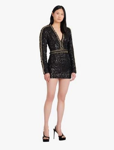 Balmain - Robes Courtes pour FEMME online sur Kate&You - XF0R8140PB11EAD K&Y16078